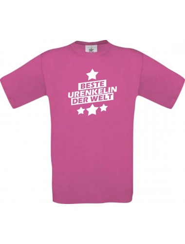 Kinder-Shirt beste Urenkelin der Welt Farbe pink, Größe 104