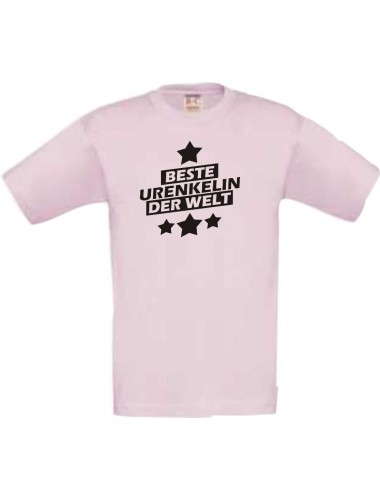 Kinder-Shirt beste Urenkelin der Welt Farbe rosa, Größe 104