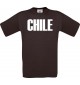 Man T-Shirt Fußball Ländershirt Chile, Größe: S- XXXL