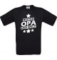 Kinder-Shirt bester Opa der Welt Farbe schwarz, Größe 104
