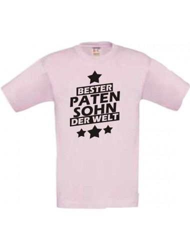 Kinder-Shirt bester Patensohn der Welt Farbe rosa, Größe 104