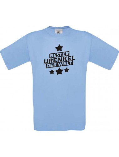 Kinder-Shirt bester Urenkel der Welt Farbe hellblau, Größe 104