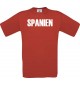 Man T-Shirt Fußball Ländershirt Spanien, Größe: S- XXXL