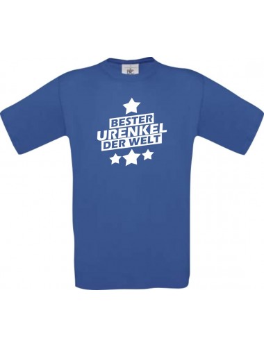 Kinder-Shirt bester Urenkel der Welt Farbe royalblau, Größe 104