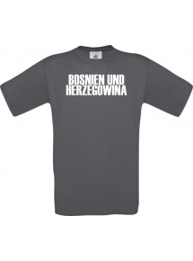 Man T-Shirt Fußball Ländershirt Bosnien und Herzegowina, Größe: S- XXXL