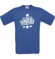 Kinder-Shirt bester Onkel der Welt Farbe royalblau, Größe 104