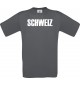 Man T-Shirt Fußball Ländershirt Schweiz, Größe: S- XXXL