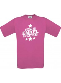 Kinder-Shirt bester Enkel der Welt Farbe pink, Größe 104