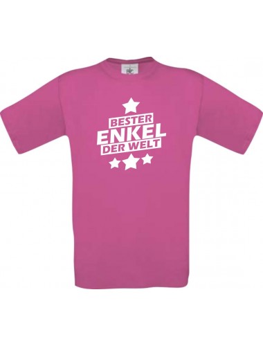 Kinder-Shirt bester Enkel der Welt Farbe pink, Größe 104