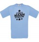 Kinder-Shirt bester Mann der Welt Farbe hellblau, Größe 104