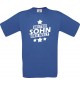 Kinder-Shirt bester Sohn der Welt Farbe royalblau, Größe 104