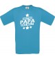 Kinder-Shirt bester Papa der Welt Farbe atoll, Größe 104