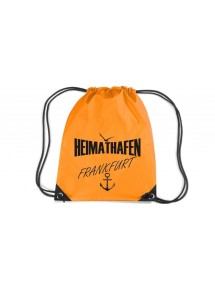 Premium Gymsac Heimathafen Frankfurt, fluorescentorange