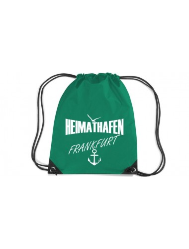 Premium Gymsac Heimathafen Frankfurt, kellygreen