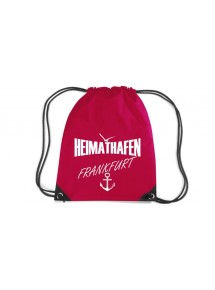 Premium Gymsac Heimathafen Frankfurt, red