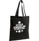 Shopping Bag Organic Zen, Shopper beste Enkelin der Welt, Farbe schwarz