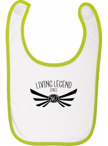 Babylatz Living Legend since 2017, Farbe lime