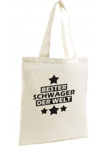 Shopping Bag Organic Zen, Shopper bester Schwager der Welt,