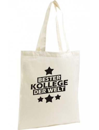 Shopping Bag Organic Zen, Shopper bester Kollege der Welt,