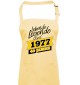 Kochschürze Lebende Legenden seit 1977 40 Jahre, Farbe lemon