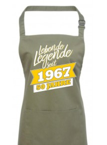 Kochschürze Lebende Legenden seit 1967 50 Jahre, Farbe sage