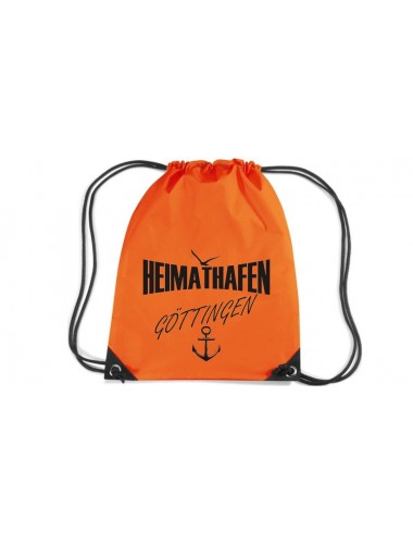 Premium Gymsac Heimathafen Göttingen, orange