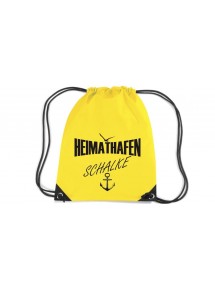Premium Gymsac Heimathafen Schalke, yellow