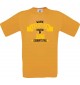 Unisex T-Shirt Wahre LEGENDEN haben im JUNI Geburtstag, orange, Größe L