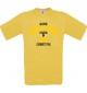 Unisex T-Shirt Wahre LEGENDEN haben im JULI Geburtstag, gelb, Größe L