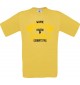 Unisex T-Shirt Wahre LEGENDEN haben im OKTOBER Geburtstag, gelb, Größe L