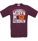 Unisex T-Shirt Legenden werden im MAI geboren, burgundy, Größe L