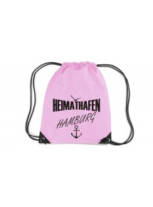 Premium Gymsac Heimathafen Hamburg, rosa