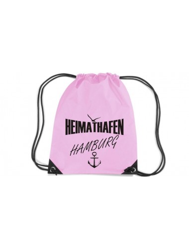 Premium Gymsac Heimathafen Hamburg, rosa