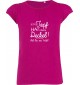 süßes Mädchenshirt kultiger Spruch jeder Topf hat einen Deckel Ich glaub ich bin ein Wok, Farbe pink, Größe 106/116