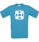 TOP Kinder-Shirt Steuerrad, Boot, Skipper, Kapitän kult, Farbe atoll, Größe 104