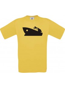 TOP Kinder-Shirt Yacht, Boot, Skipper, Kapitän kult Unisex T-Shirt, Größe 104-164