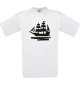 TOP Kinder-Shirt Seegelyacht, Boot, Skipper, Kapitän kult Unisex T-Shirt, Größe 104-164