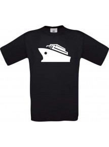 TOP Kinder-Shirt Kreuzfahrtschiff, Passagierschiff kult Unisex T-Shirt, Größe 104-164