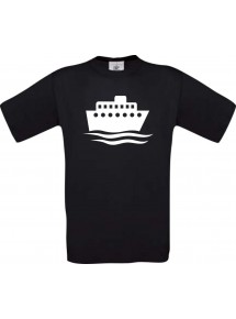 TOP Kinder-Shirt Kreuzfahrtschiff, Passagierschiff kult Unisex T-Shirt, Größe 104-164