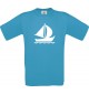 TOP Kinder-Shirt Seegelboot, Jolle, Skipper, Kapitän kult Unisex T-Shirt, Größe 104-164