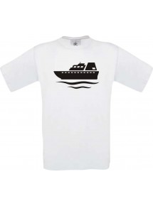 TOP Kinder-Shirt Frachter, Übersee, Boot, Kapitän kult Unisex T-Shirt, Größe 104-164