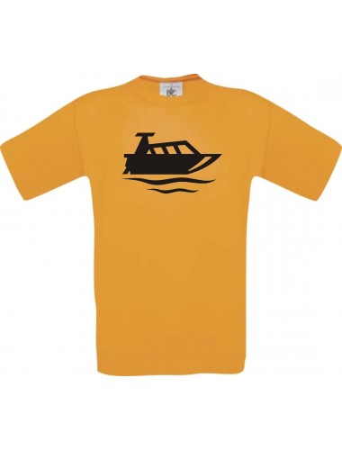 TOP Kinder-Shirt Motorboot, Yacht, Boot, Kapitän kult Unisex T-Shirt, Größe 104-164