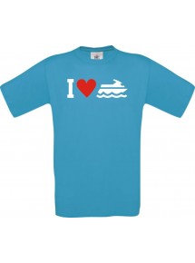TOP Kinder-Shirt I Love Jestski, Kapitän kult Unisex T-Shirt, Größe 104-164