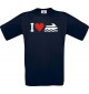 TOP Kinder-Shirt I Love Jestski, Kapitän kult, Farbe blau, Größe 104