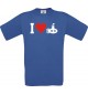 TOP Kinder-Shirt I Love U-Boot, Tauchboot, Kapitän kult Unisex T-Shirt, Größe 104-164