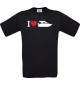 TOP Kinder-Shirt I Love Yacht, Kapitän, Skipper kult Unisex T-Shirt, Größe 104-164