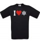 TOP Kinder-Shirt I Love Steuerrrad, Kapitän kult, Farbe schwarz, Größe 104