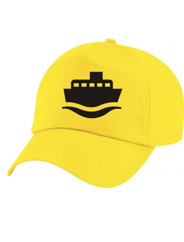 Basecap Original 5-Panel Cap, Frachter, Übersee, Skipper, Kapitän, Farbe gelb