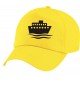 Basecap Original 5-Panel Cap, Kreuzfahrtschiff, Passagierschiff, Farbe gelb