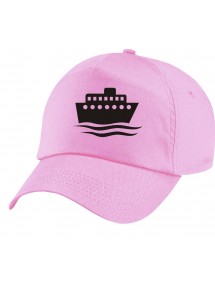 Basecap Original 5-Panel Cap, Kreuzfahrtschiff, Passagierschiff, Farbe rosa